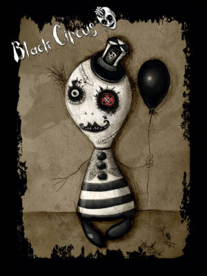 cute little nightmares: black circus by Marco Licata