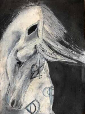 Horse and Sigil by Rachel Bonnici